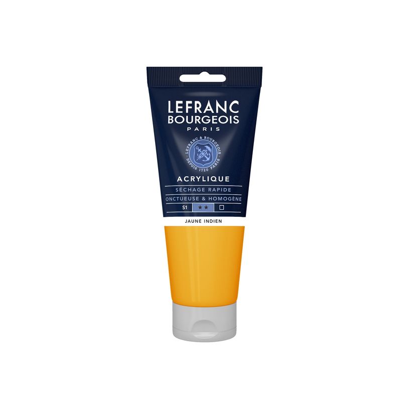 3013643003724-Lefranc Bourgeois - Peinture acrylique - jaune indien - 200 ml-P_405146470_1-0