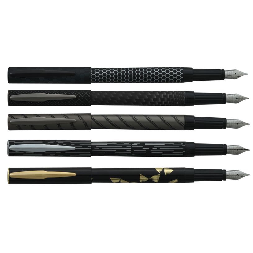 23173740248832-Ink Metallic Pattern Plumink - Stylo plume - bleu--2