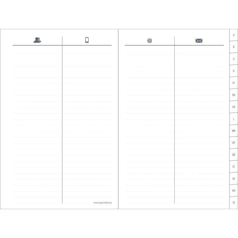 3371010466764-Quo Vadis - Répertoire alphabétique - Club - Noir - 10x15 cm - Papier Clairefontaine blanc - Fabricat--1