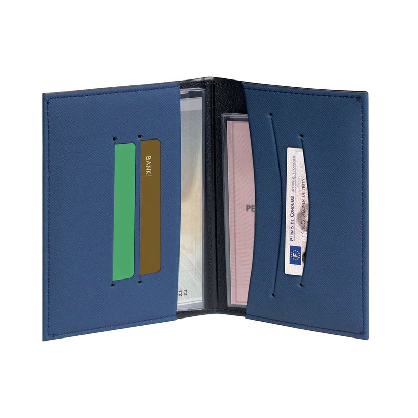 3660942082914-Pochette mixte voiture Denim - 10 x 14 cm - Bleu - Exacompta-P_405147043_3-5