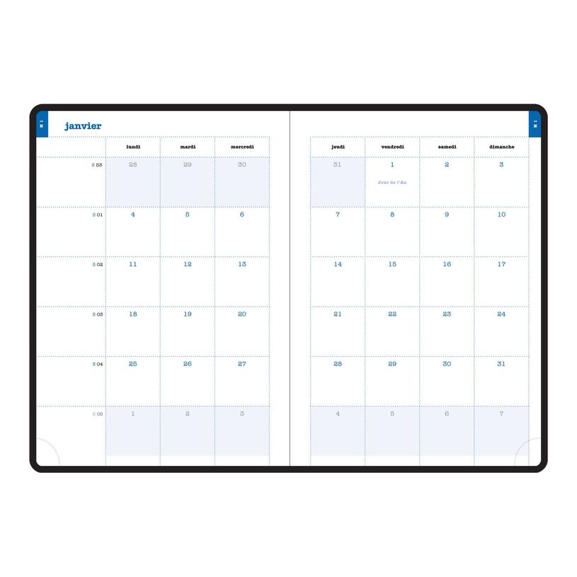 3660942078764-Agenda Sakura Lady 20 - 1 semaine sur 2 pages - 15 x 21 cm - rose - Exacompta-P_405147081_3-2