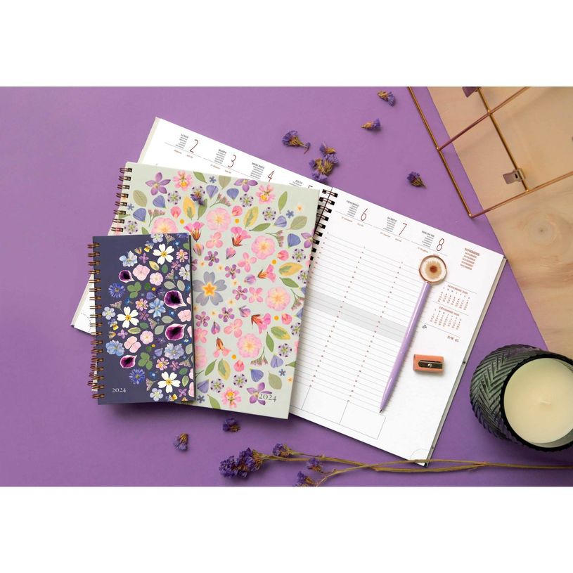 3660942082303-Agenda de poche Chemin des Marettes spiralé recyclé - 1 semaine sur 2 pages - 9 x 16 cm -P_405147089_2-1