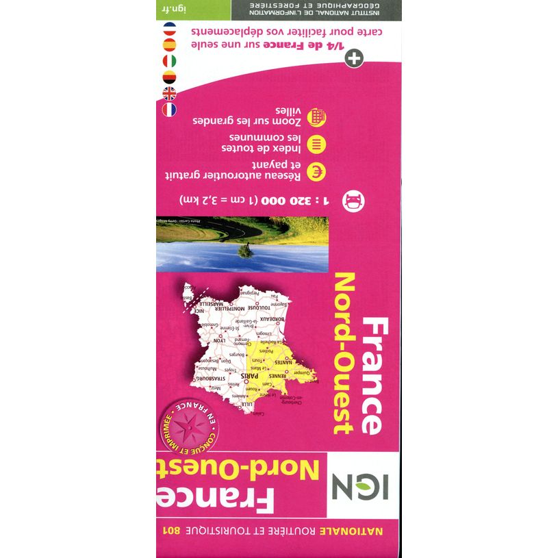 9782758549062-Carte de France Nord Ouest (801)-P_405147118_1-0