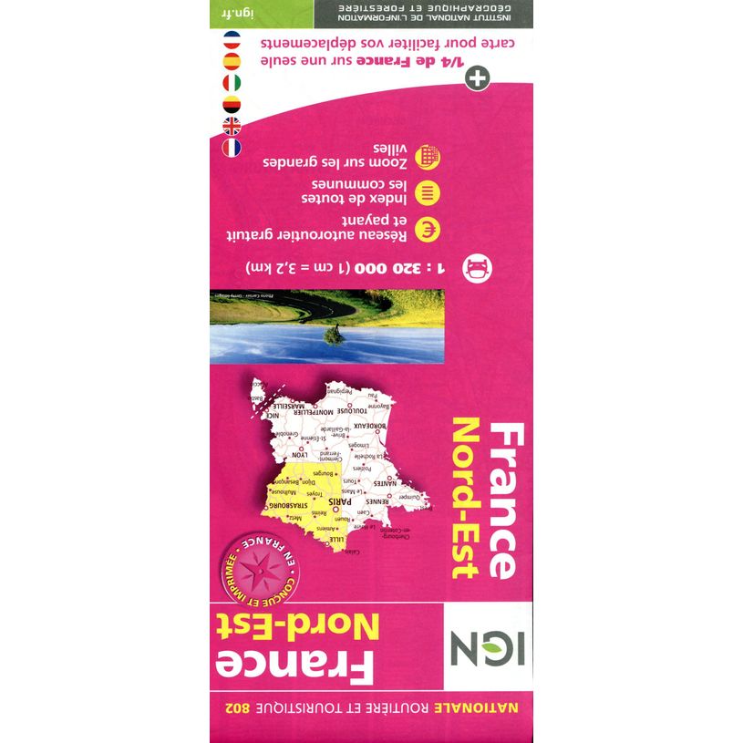 9782758549079-Carte de France Nord Est (802)-P_405147123_1-0