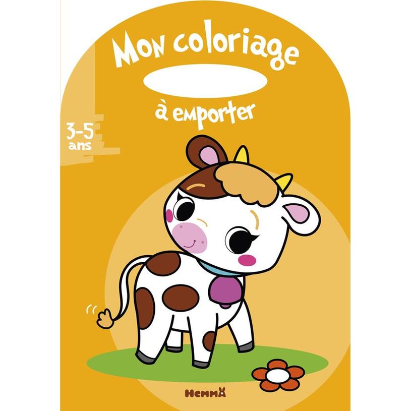 9782508054723-Vache - Mon Coloriage à Emporter - par Madeddu Estelle - livre à colorier-P_405147198_1-0