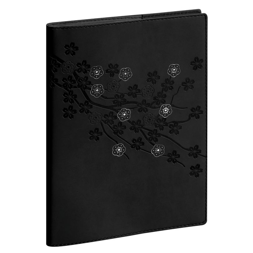 3660942079181-Agenda Sakura Lady 20 - 1 semaine sur 2 pages - 15 x 21 cm - noir - Exacompta-P_405147241_2-1