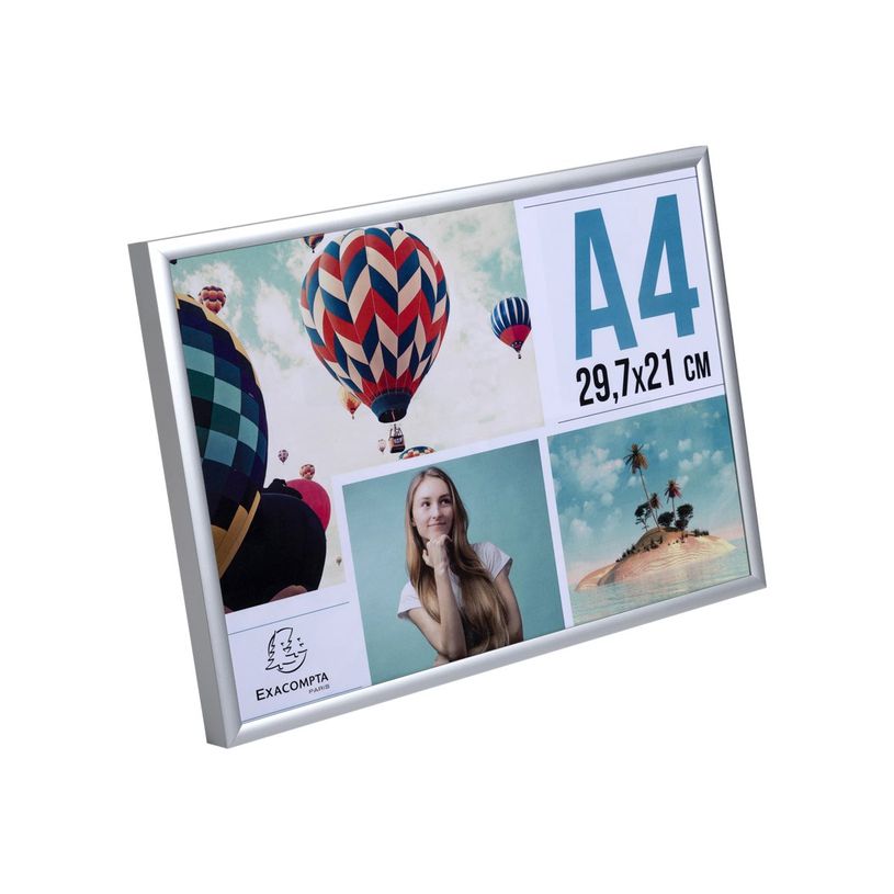 3130630847588-Cadre photo Exacompta - 21 x 29,7 cm (A4) - aluminium-P_405147250_2-1