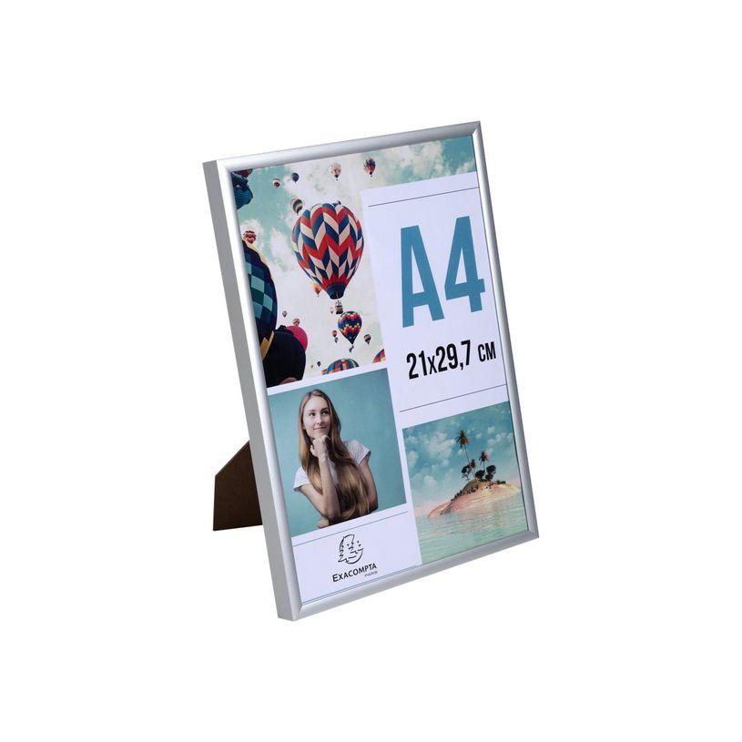3130630847588-Cadre photo Exacompta - 21 x 29,7 cm (A4) - aluminium-P_405147250_5-4