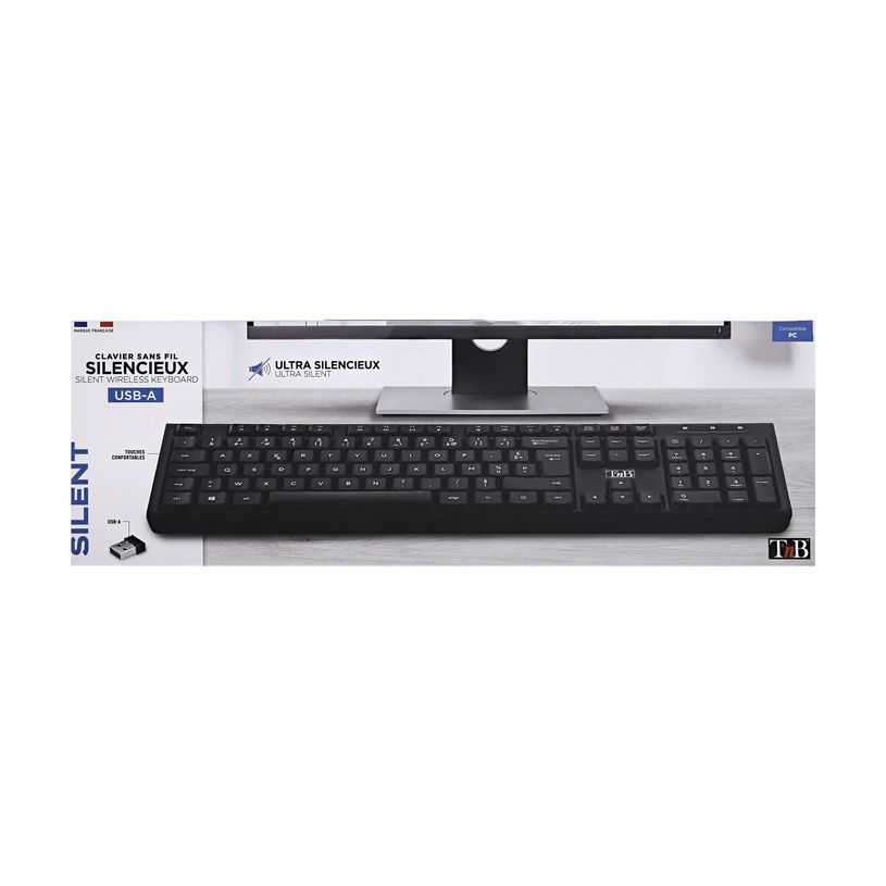 3303170114261-T'nB - Clavier sans fil ultra silence - Azerty-P_405147306_3-1