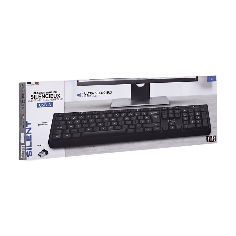3303170114261-T'nB - Clavier sans fil ultra silence - Azerty-P_405147306_5-3