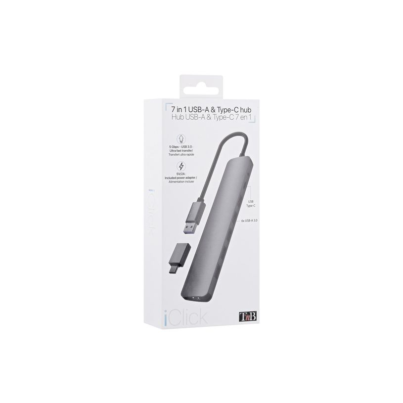 3303170111598-T'nB - Hub 7 ports - USB -A aluminium vers 7 x USB -A 3.0-P_405147308_8-12
