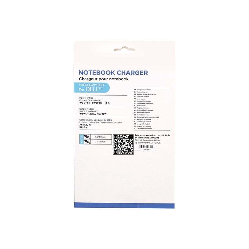 3303170108604-T'nB - Chargeur secteur notebook Dell - 90 Watt-P_405147315_4-4