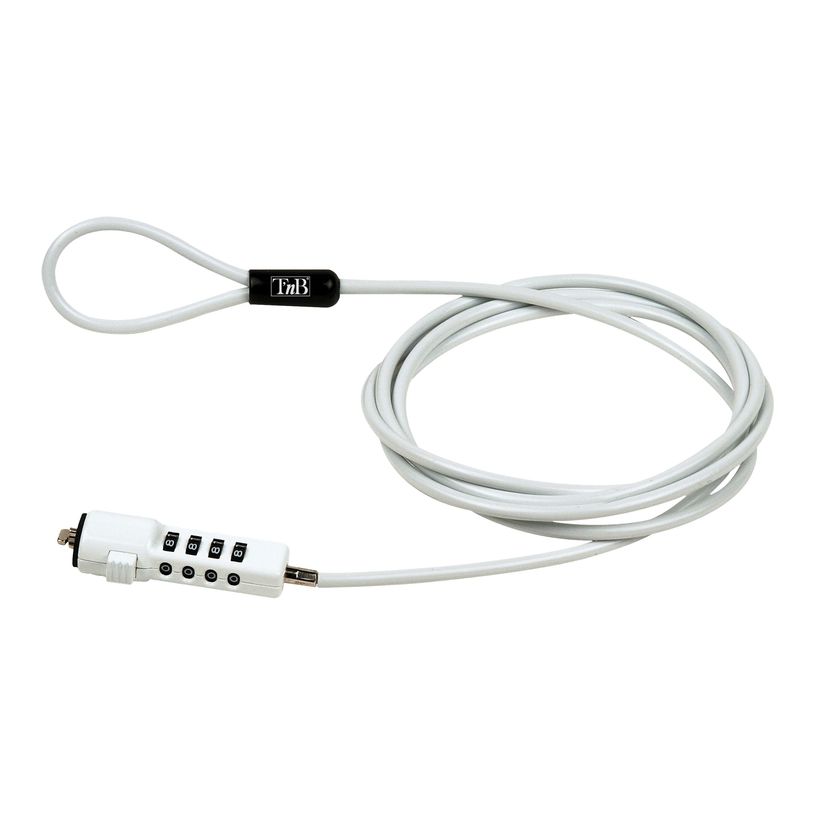 3303170043820-T'nB - Câble antivol de sécurité - blanc - 1.8 m-P_405147320_4-0