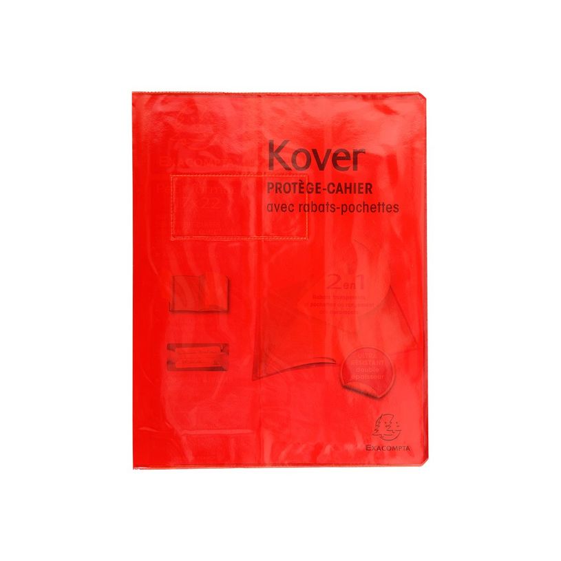 3037920324111-Exacompta Kover - Protège cahier avec rabats-pochettes - 17 x 22 cm - Disponible dans diff-P_405147323_5-4