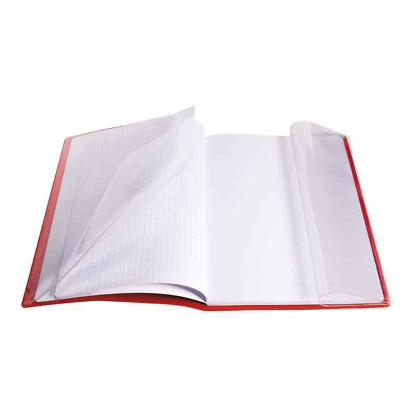 3037920324302-Exacompta Kover - Protège cahier avec rabats-pochettes - 24 x 32 cm - Incolore translucid-P_405147325_2-1