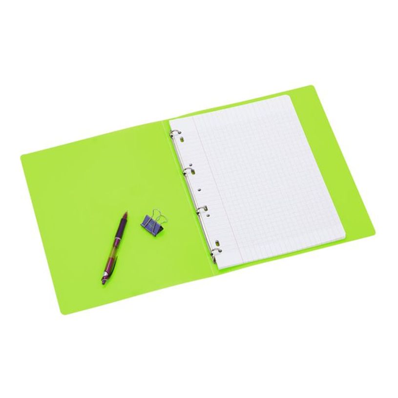 3135256097317-Viquel Happy Fluo - Classeur 4 anneaux - Dos 25 mm - A4 - disponible dans différentes c-P_405147349_11-10