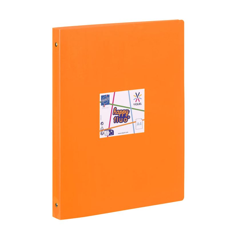 3135256097317-Viquel Happy Fluo - Classeur 4 anneaux - Dos 25 mm - A4 - disponible dans différentes cou-P_405147349_9-7