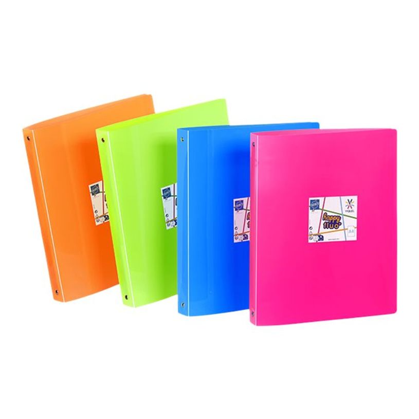 3135252187319-Viquel Happy Fluo - Classeur 4 anneaux - Dos 35 mm - A4 - pour 250 feuilles - disponible -P_405147350_1-13