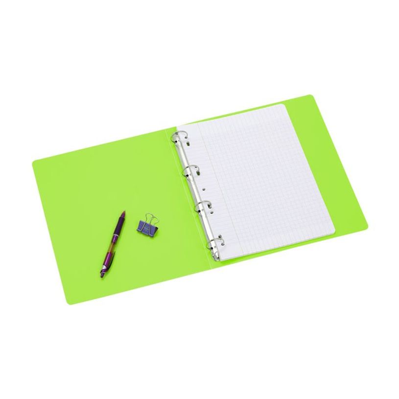 3135252187319-Viquel Happy Fluo - Classeur 4 anneaux - Dos 35 mm - A4 - pour 250 feuilles - disponible-P_405147350_13-15