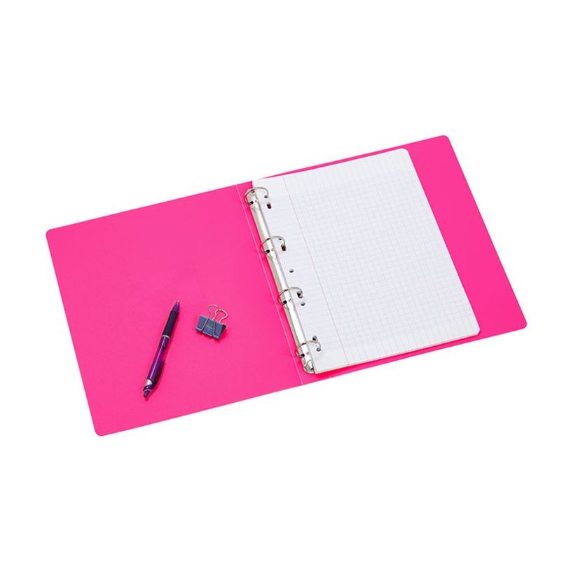 3135252187319-Viquel Happy Fluo - Classeur 4 anneaux - Dos 35 mm - A4 - pour 250 feuilles - disponible -P_405147350_14-9