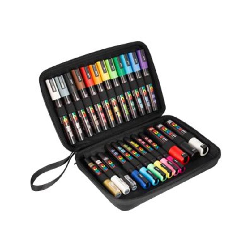 3296280038803-Posca - Trousse de 24 marqueurs - pointe et couleurs assorties-P_405147394_1-0