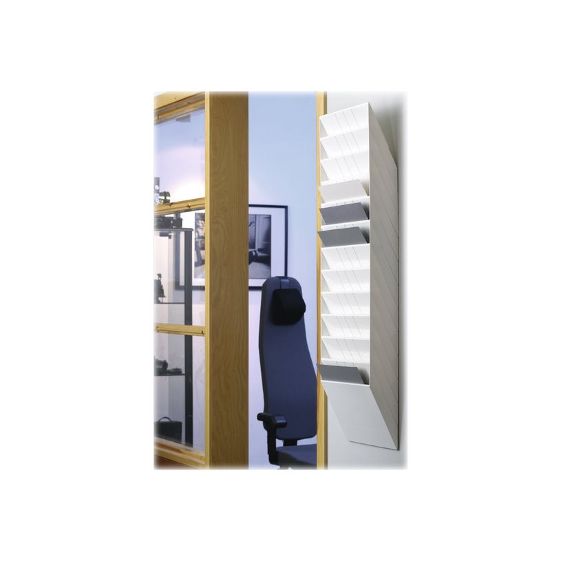 7318089781011-Durable Flexiboxx - Trieur mural porte-document - 12 cases A4 horizontal - blanc-P_405147409_2-1