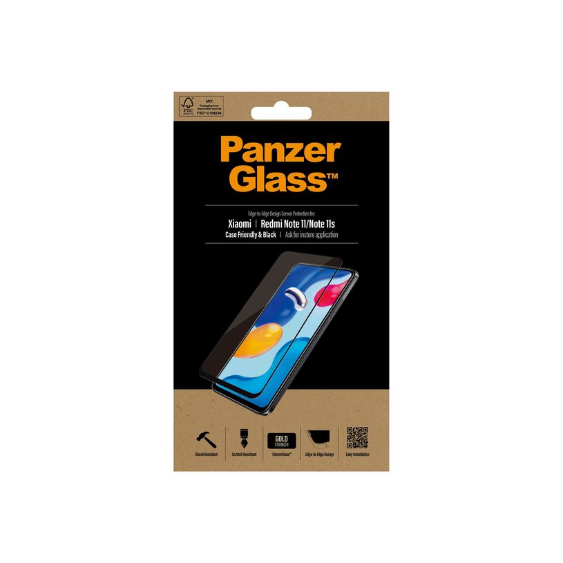 5711724080586-PanzerGlass - protection d'écran - verre trempé pour Xiaomi Redmi Note 11, Note 11S-P_405147453_1-6