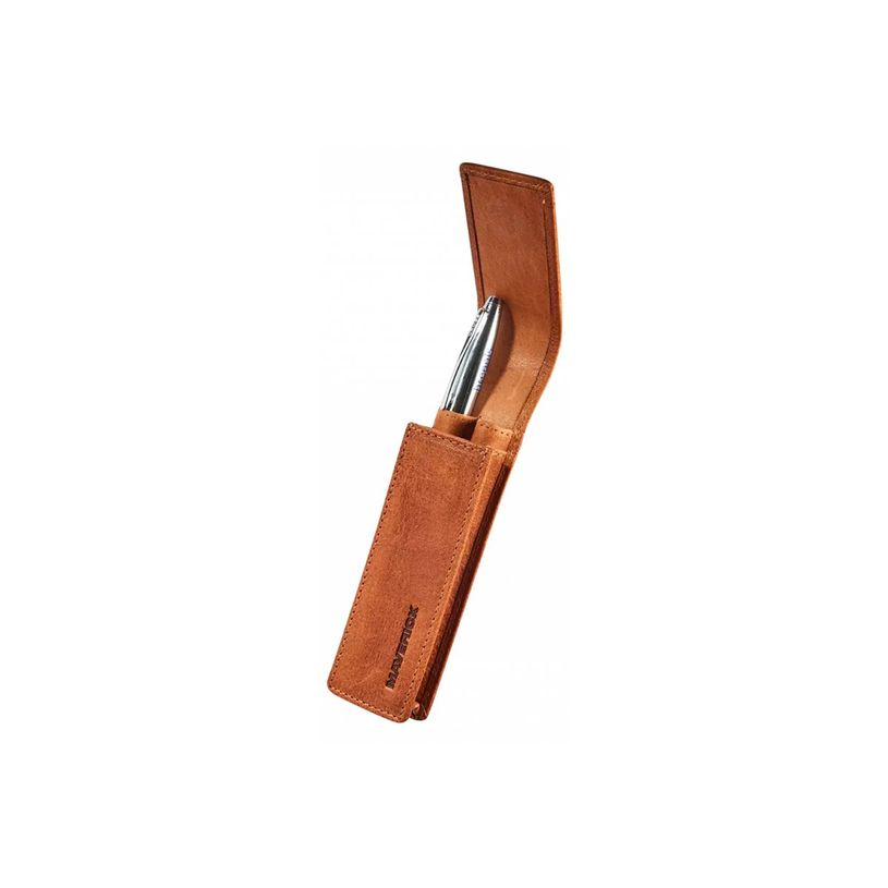 5413082195383-Maverick Rough Gear - Boîtier de stylo - 2 pens - cuir de buffle pleine fleur à tannage -P_405147570_4-3