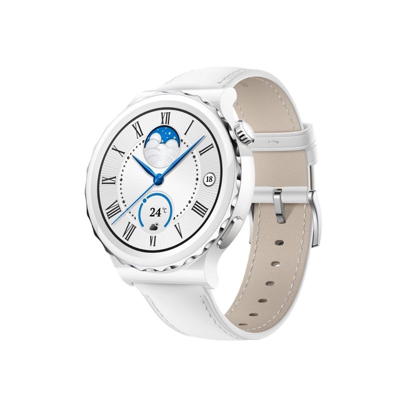 6941487253722-Huawei Watch GT 3 Pro - montre connectée - 43mm - blanc-P_405147635_2-0