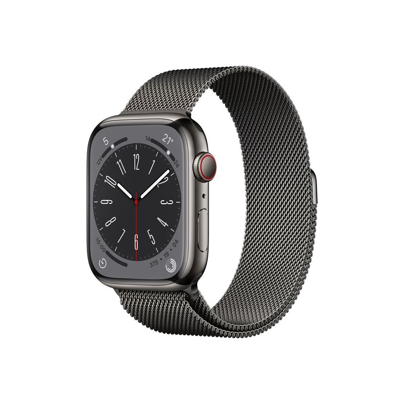 194253183617-Apple Watch Series 8 (GPS + Cellular) - montre connectée - 45mm - 32 Go - graphite-P_405147781_1-0