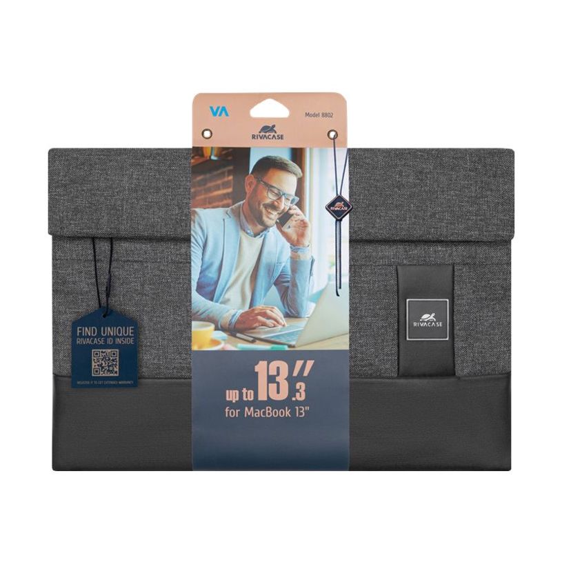 4260403578186-RIVACASE Lantau - Housse pour ordinateur portable 13,3" - mélange noir-P_405147946_19-11