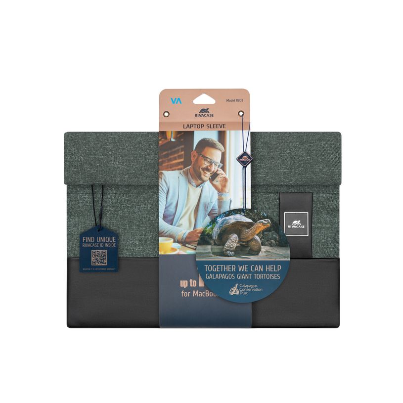 4260403577073-RIVACASE Lantau - Housse pour ordinateur portable 13,3" - kaki-P_405147949_6-5