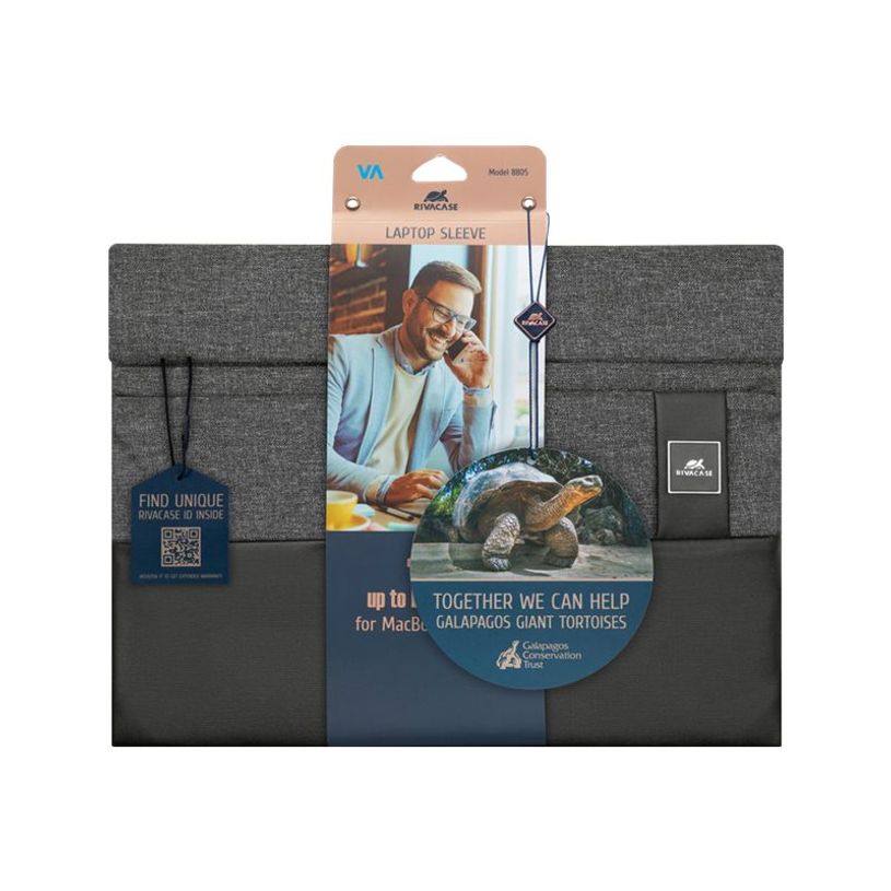 4260403577080-RIVACASE Lantau - Housse pour ordinateur portable 15,6" - noir-P_405147950_12-11
