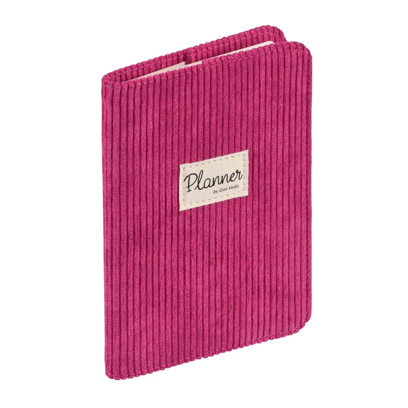 3371010500321-Agenda Colette avec répertoire - 1 semaine sur 2 pages - 10 x 15 cm - framboise - Quo Vadis--0