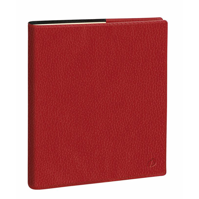 3371010499137-Agenda Marlow Executif Prestige avec répertoire - 1 semaine sur 2 pages - 16 x 16 cm - rouge bordeaux --0
