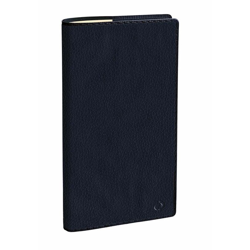 3371010498635-Quo Vadis - Agenda avec répertoire - Italnote Prestige - Semainier Horizontal - Français - Marlow - Bleu - 14 mois de décembre à ja--0