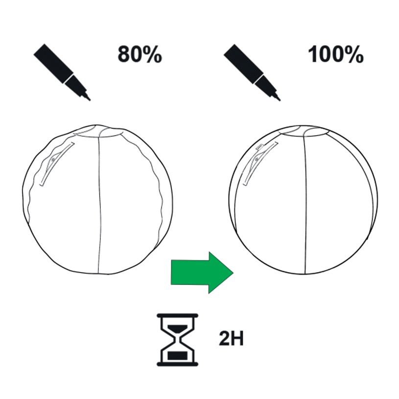 4002432129522-Leitz Ergo Cosy Active - Ballon d'assise ergonomique - améliore la posture - diamètre 65 cm - jaune --3