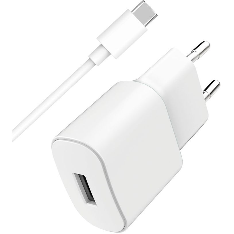 3571211504764-Wow - Kit Chargeur USB A 2.4A + Câble USB A / USB C - 1m - Blanc--0