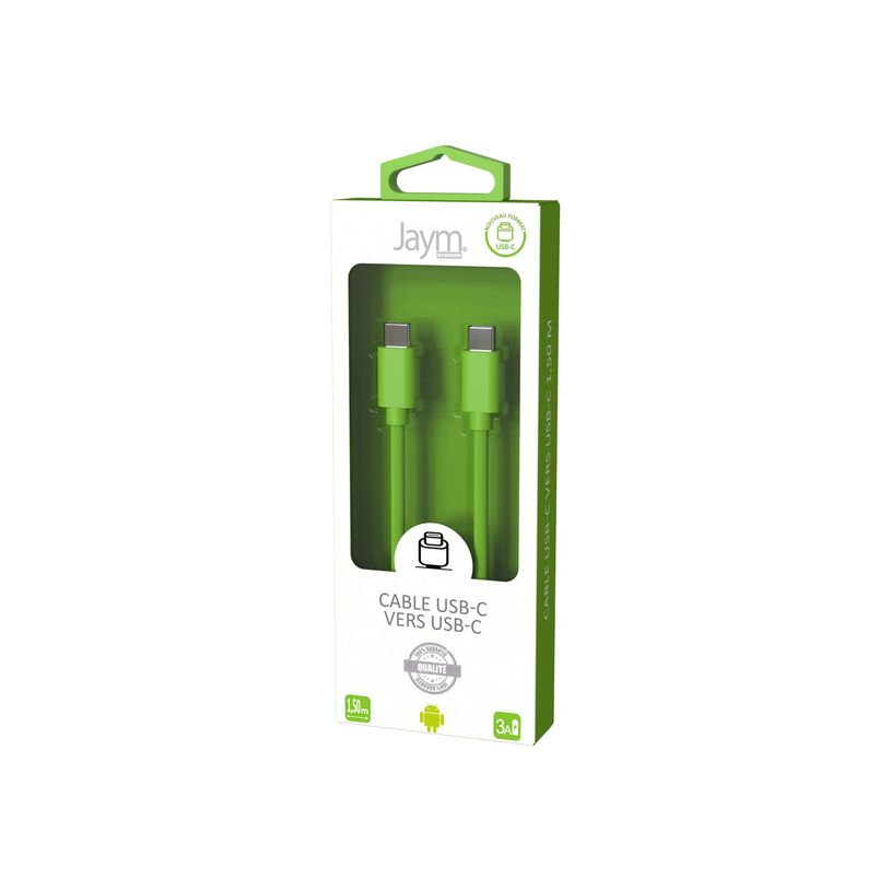 3701263514767-JAYM POP Collection - Câble USB-C - 1.5 m - vert-P_405148080_1-3