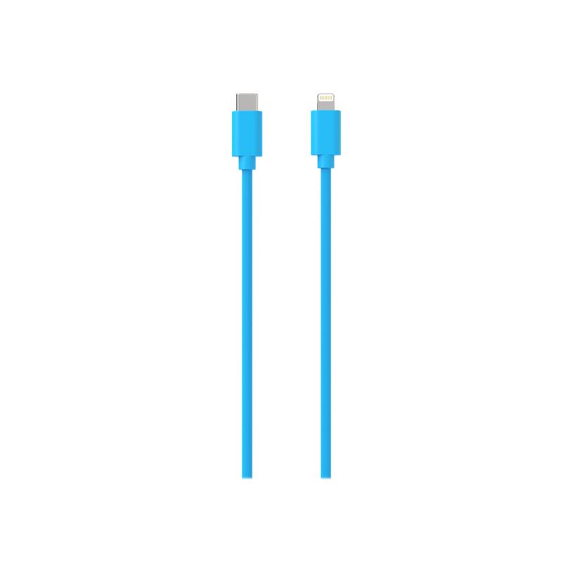 3701263514781-JAYM POP Collection - Câcle USB-C vers Lightning - 1.5 m - bleu-P_405148084_4-0