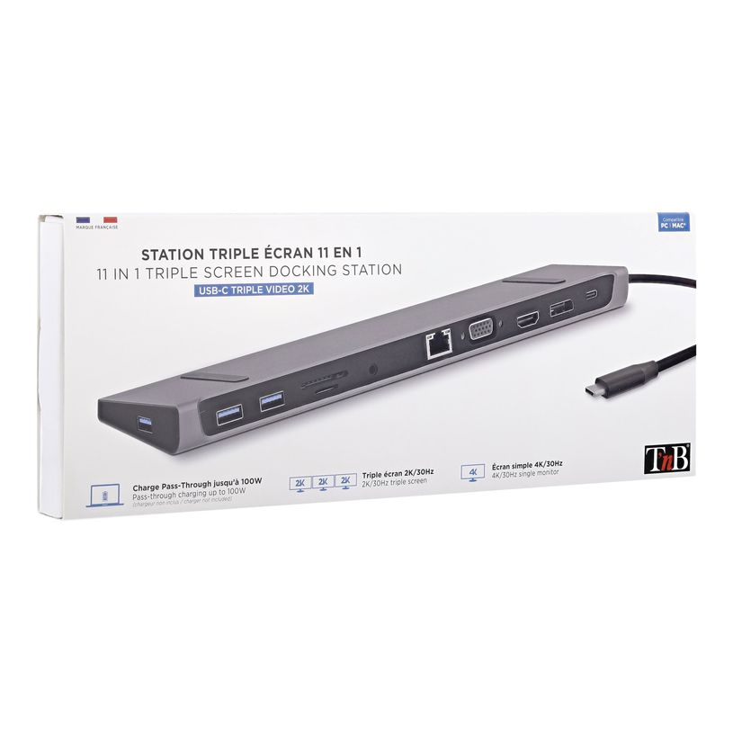 3303170111697-T'nB - Station d'accueil 11 en 1 (sans chargeur) - USB-C, VGA, HDMI-P_405148341_2-6