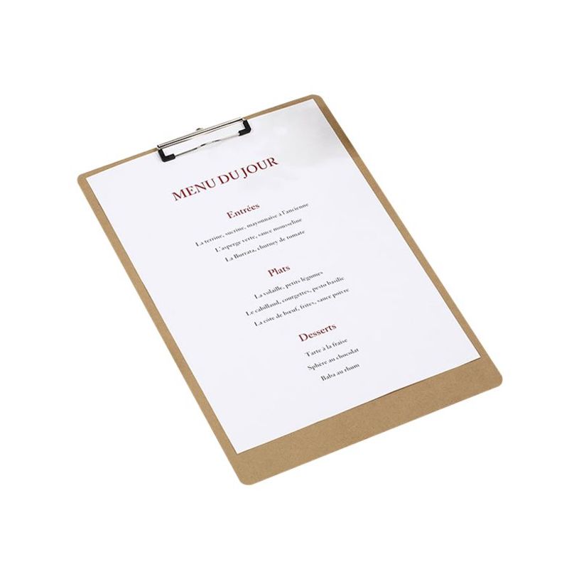 3135250501223-Viquel - Porte bloc à pince - A3 - bois-P_405148451_3-2