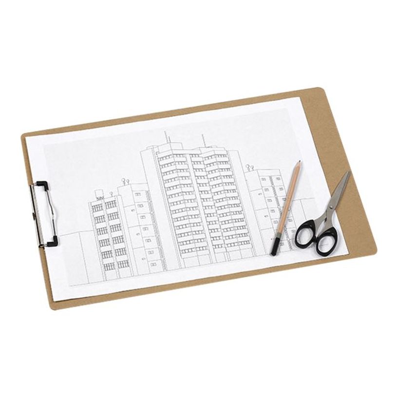 3135250501223-Viquel - Porte bloc à pince - A3 - bois-P_405148451_4-3