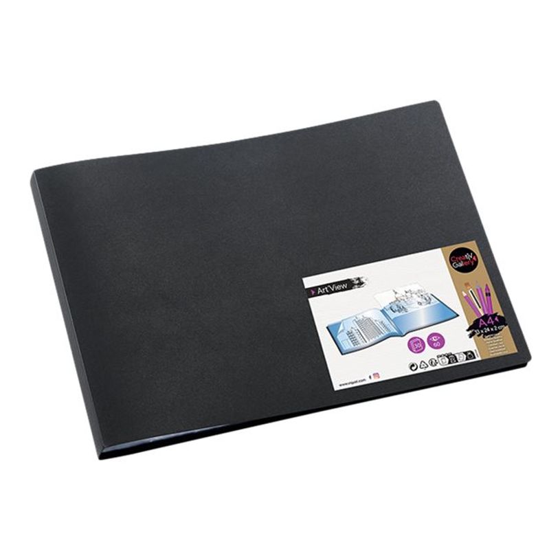 3135255480059-Viquel Creativ'Gallery - Porte vues à l'italienne - 60 vues - A4 - noir-P_405148456_1-0