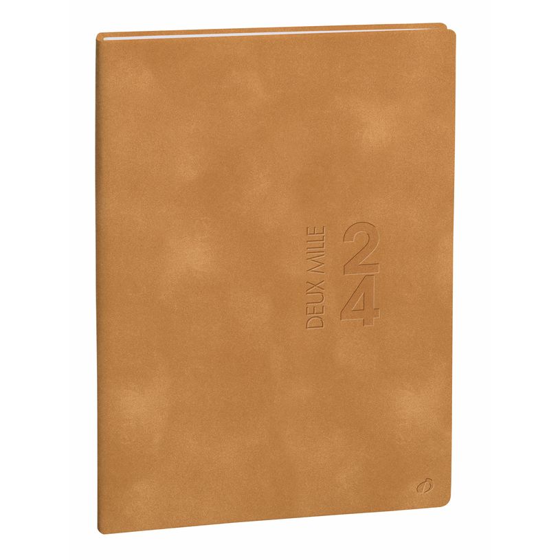 3371010500277-Agenda Gaïa Ministre - 1 semaine sur 2 pages - 16 x 24 cm - caramel - Quo Vadis-P_405148549_1-0