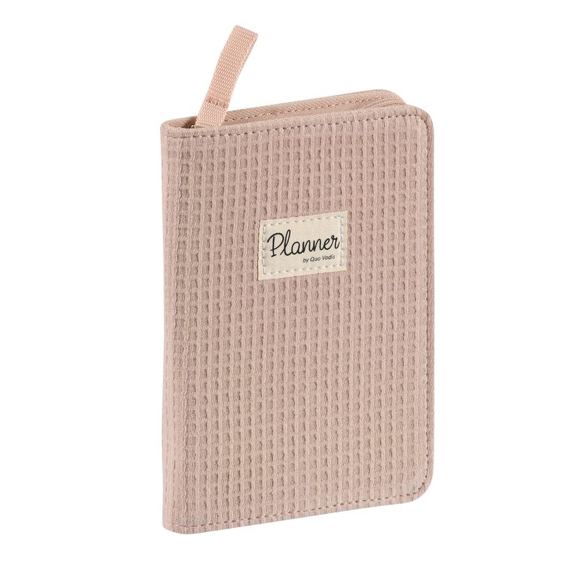 3371010499649-Agenda Mimi Affaires avec zip métal - 1 semaine sur 2 pages - 10 x 15 cm - rose - Quo Vad-P_405148603_1-0