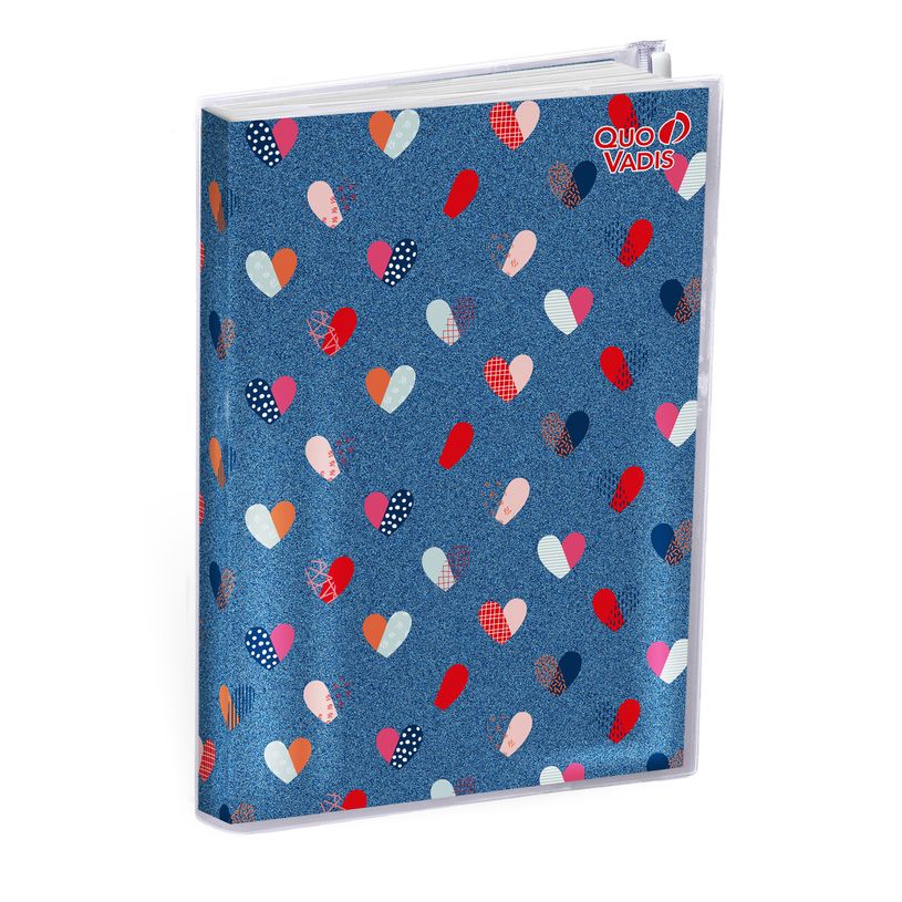 3371010497973-Agenda My Agenda Affaires avec poche zip - 1 semaine sur 2 pages - 10 x 15 cm - coeur - Qu-P_405148610_1-0