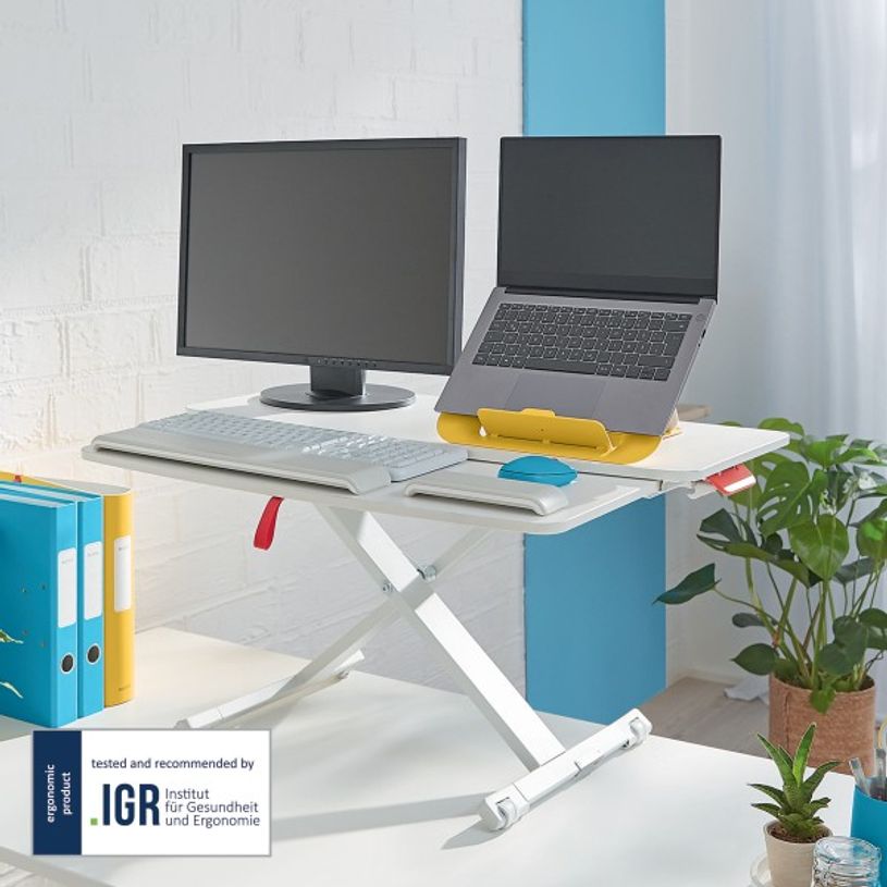 4002432129447-Leitz Ergo - Station de travail assis/debout - hauteur réglable jusqu'à 31 cm - Blanc-P_405148759_18-8