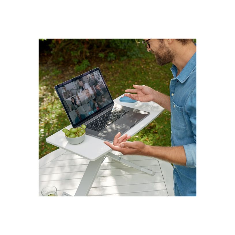 4002432129447-Leitz Ergo - Station de travail assis/debout - hauteur réglable jusqu'à 31 cm - Blanc-P_405148759_4-5