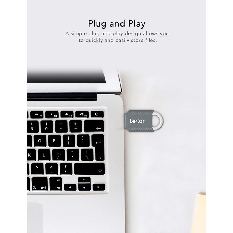 843367130979-Lexar JumpDrive V40 - clé USB 8 Go - USB 2.0 - gris-P_405148799_2-1